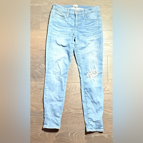 J. Crew Blue Skinny Jeans Classic Denim Style - Picture 2 of 7